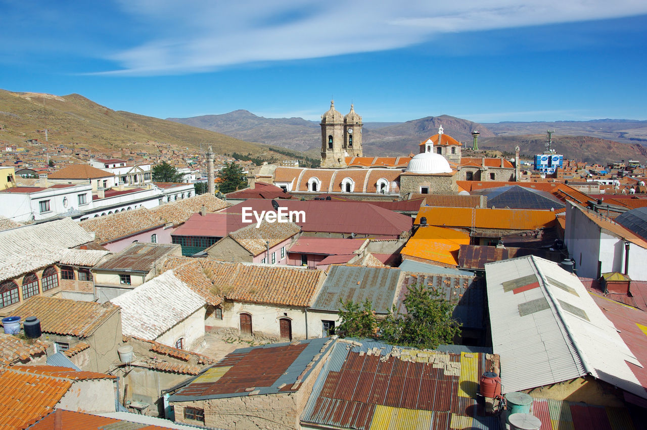 View over potosi, bolivia, with the cathedral in sight