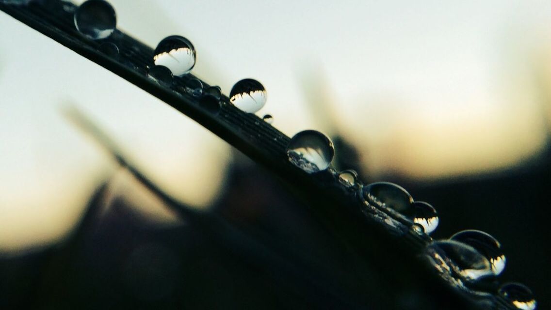 CLOSE-UP OF RAILING