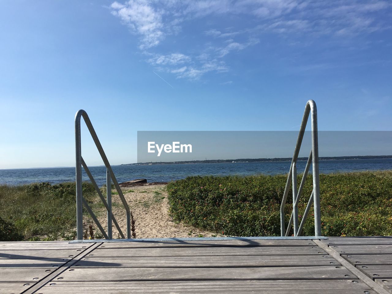 Scenic view of calm sea against sky