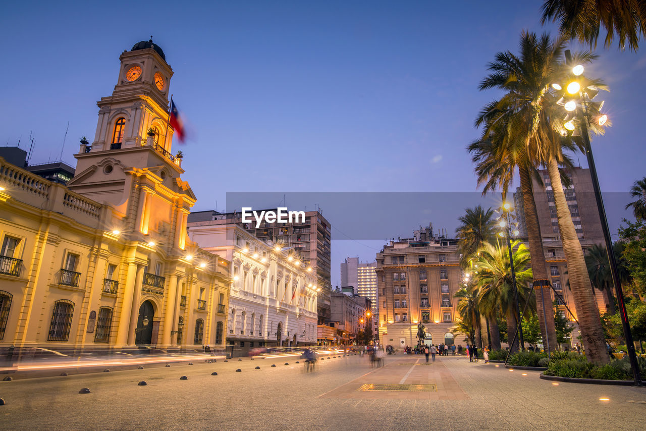 low angle view of buildings in city