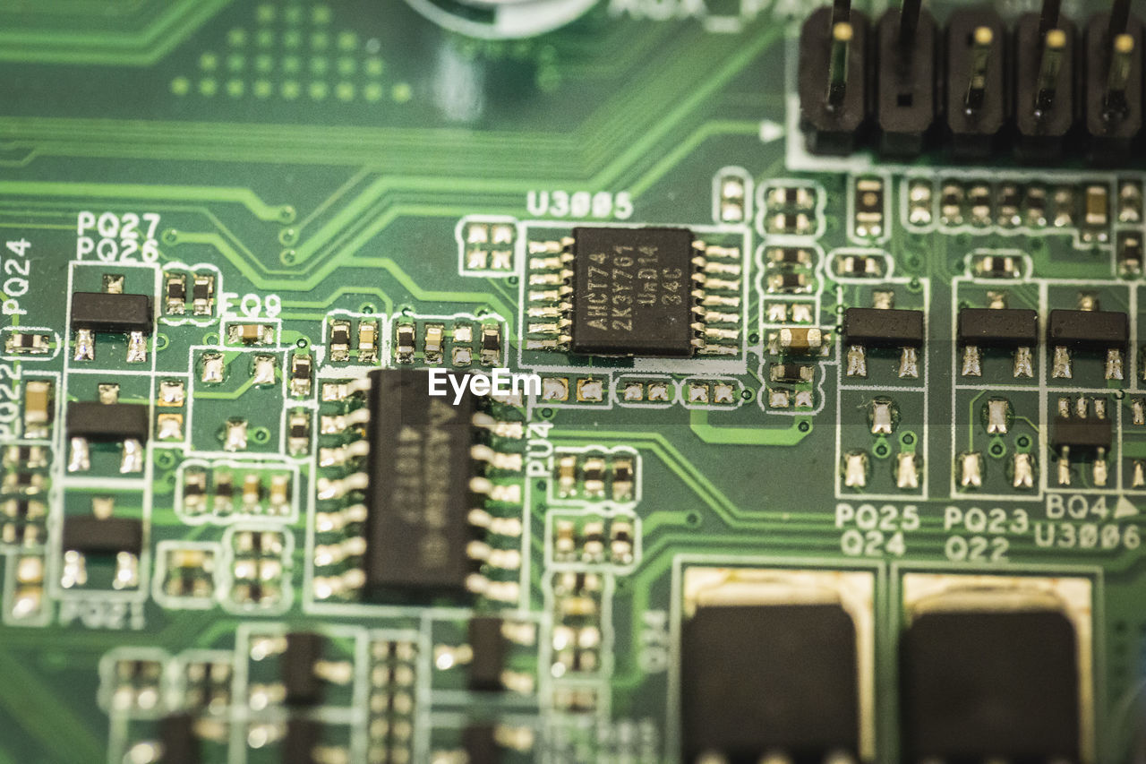 Full frame shot of circuit board