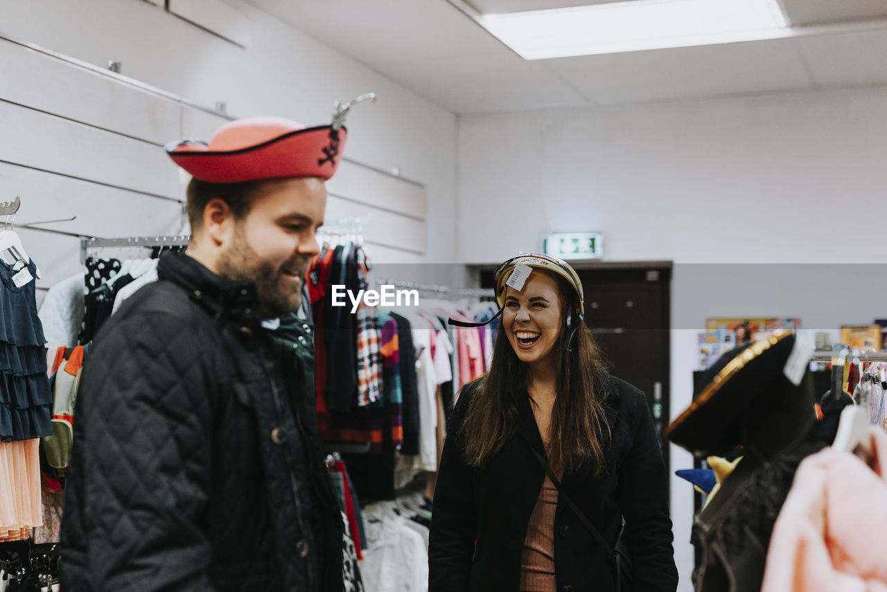 Couple in shop