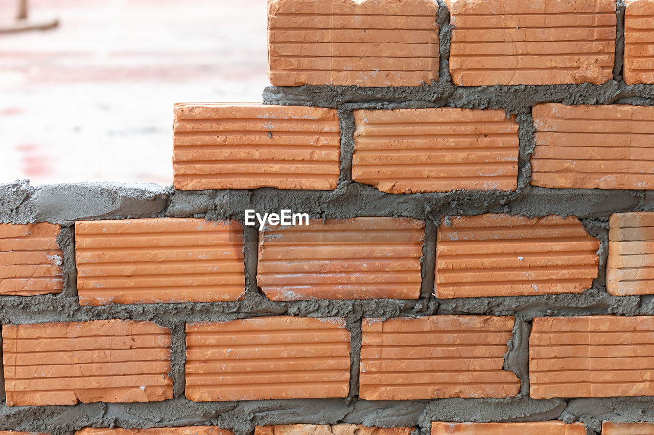 Close-up of brick wall