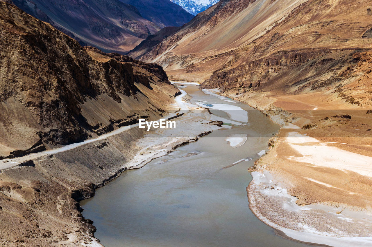 SCENIC VIEW OF MOUNTAIN RANGE AGAINST SKY