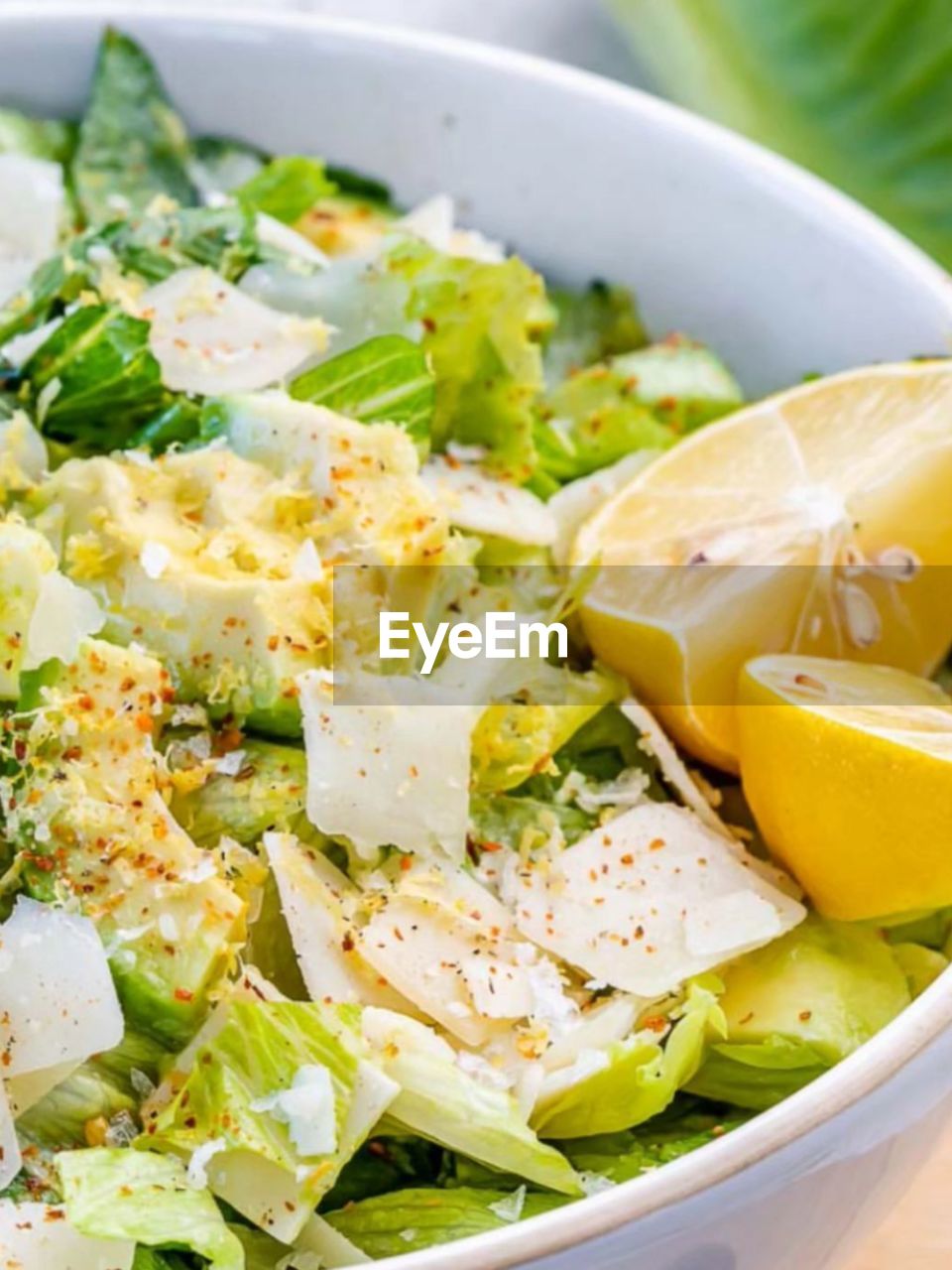 close-up of food in plate on table