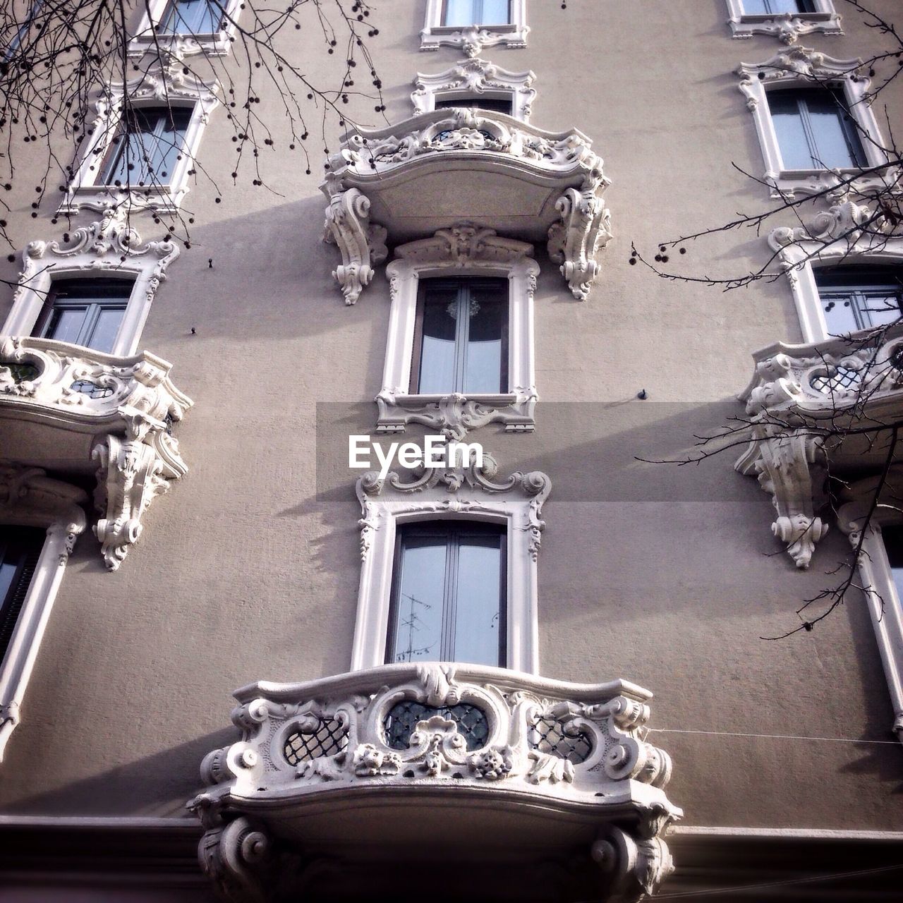 LOW ANGLE VIEW OF BUILDINGS