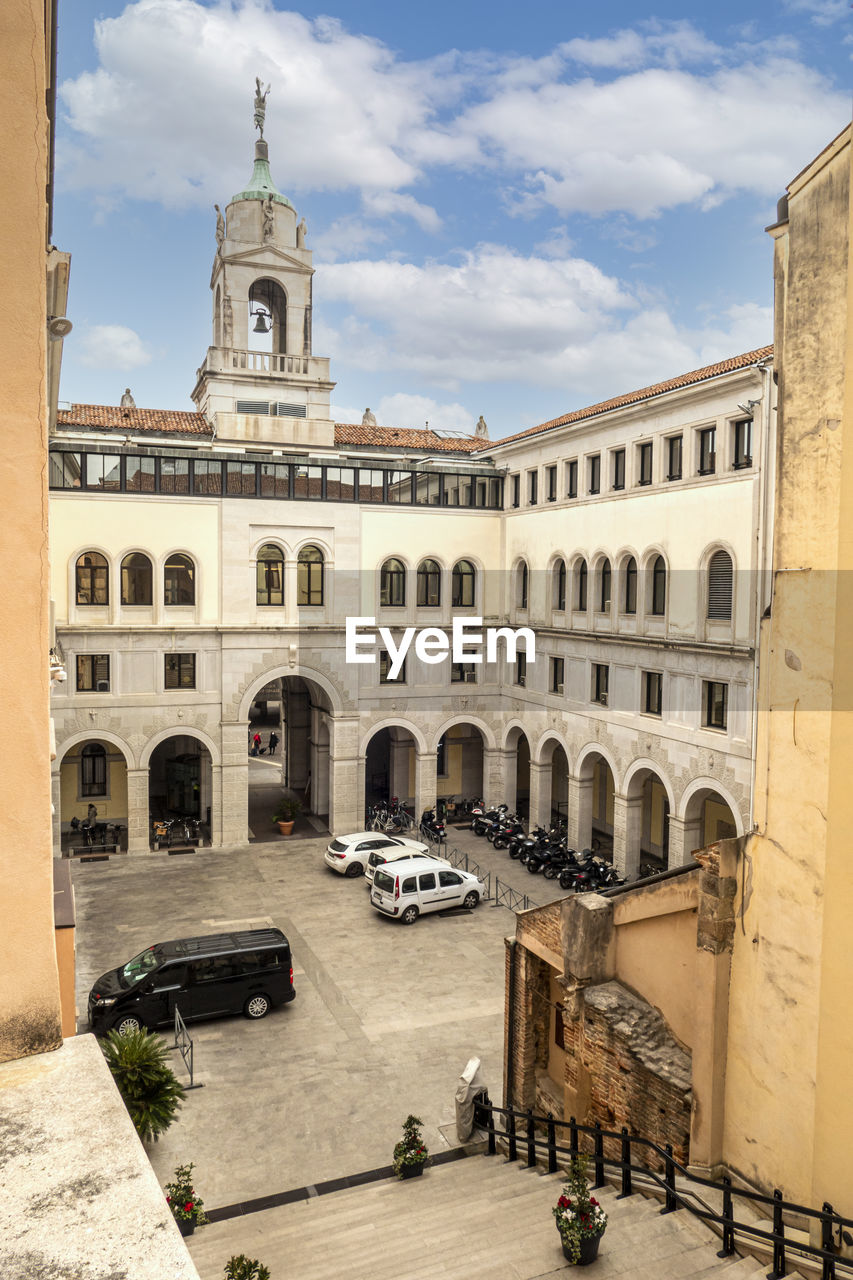 The beautiful palazzo moroni, seat of the municipality of padua