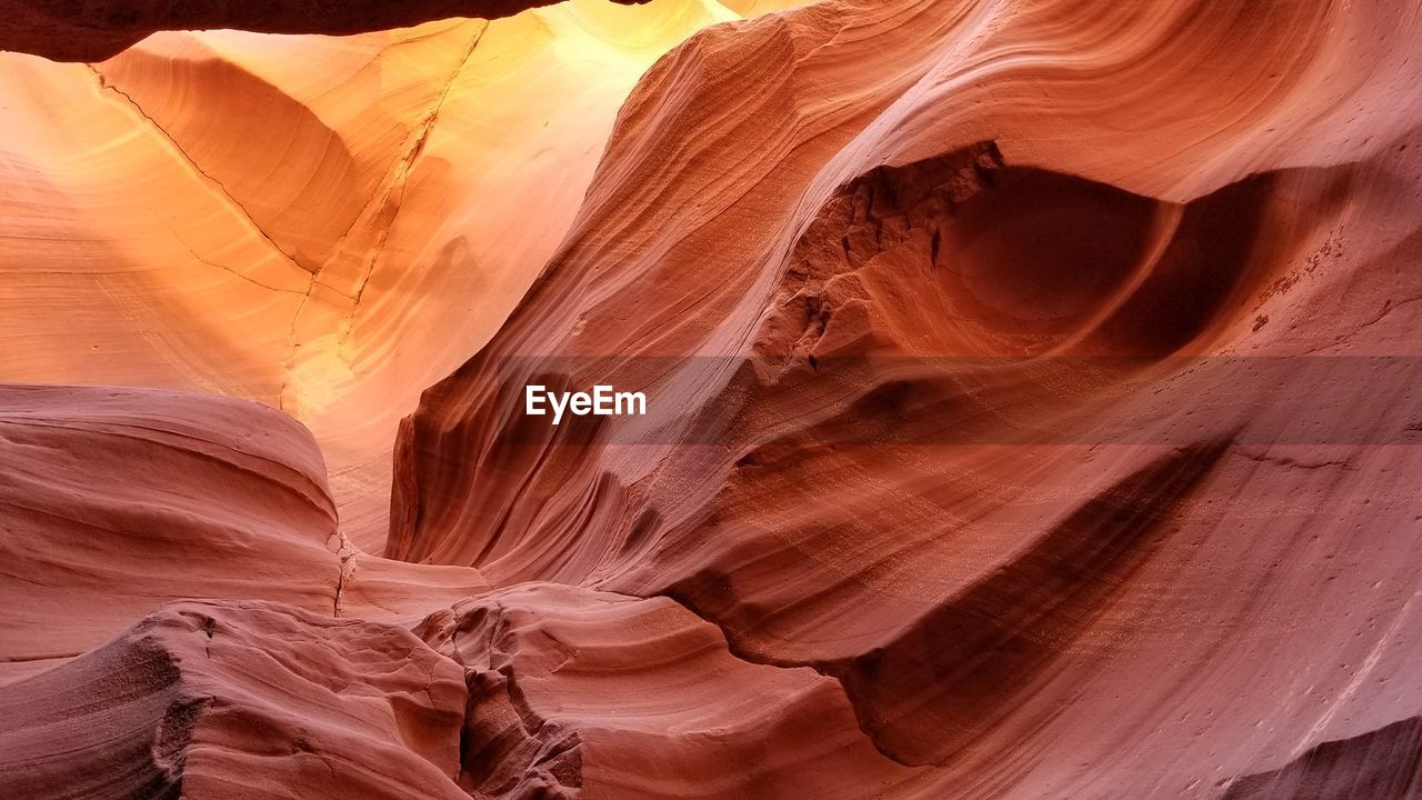 Full frame shot of rock formations