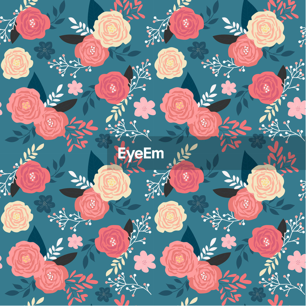 Full frame shot of floral pattern