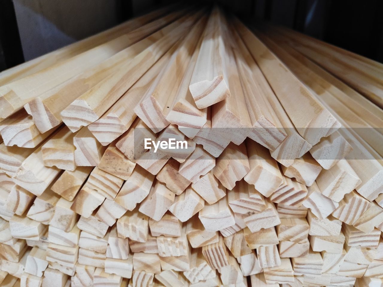 A pile of wood sticks