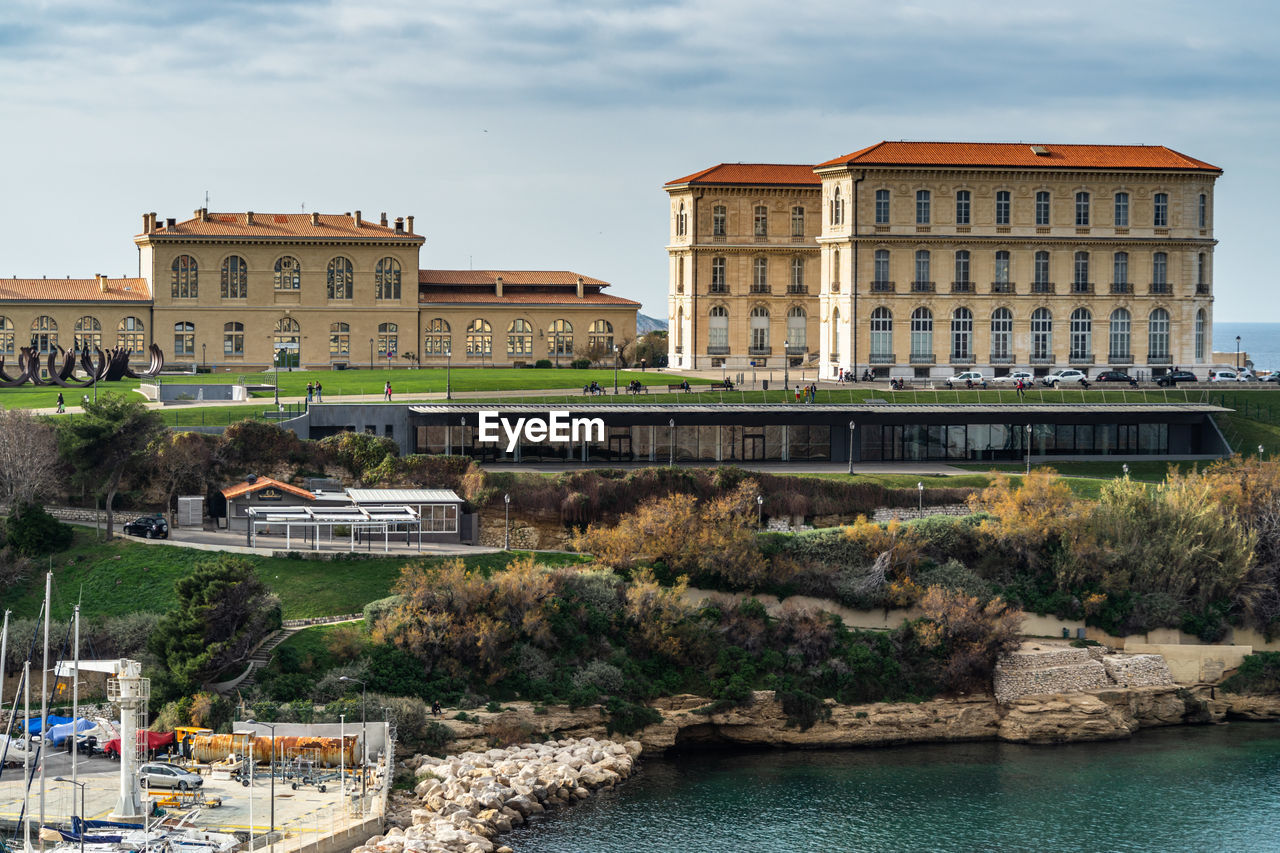 The palais du pharo at marseille old port, an historic palace built in 19th century, france