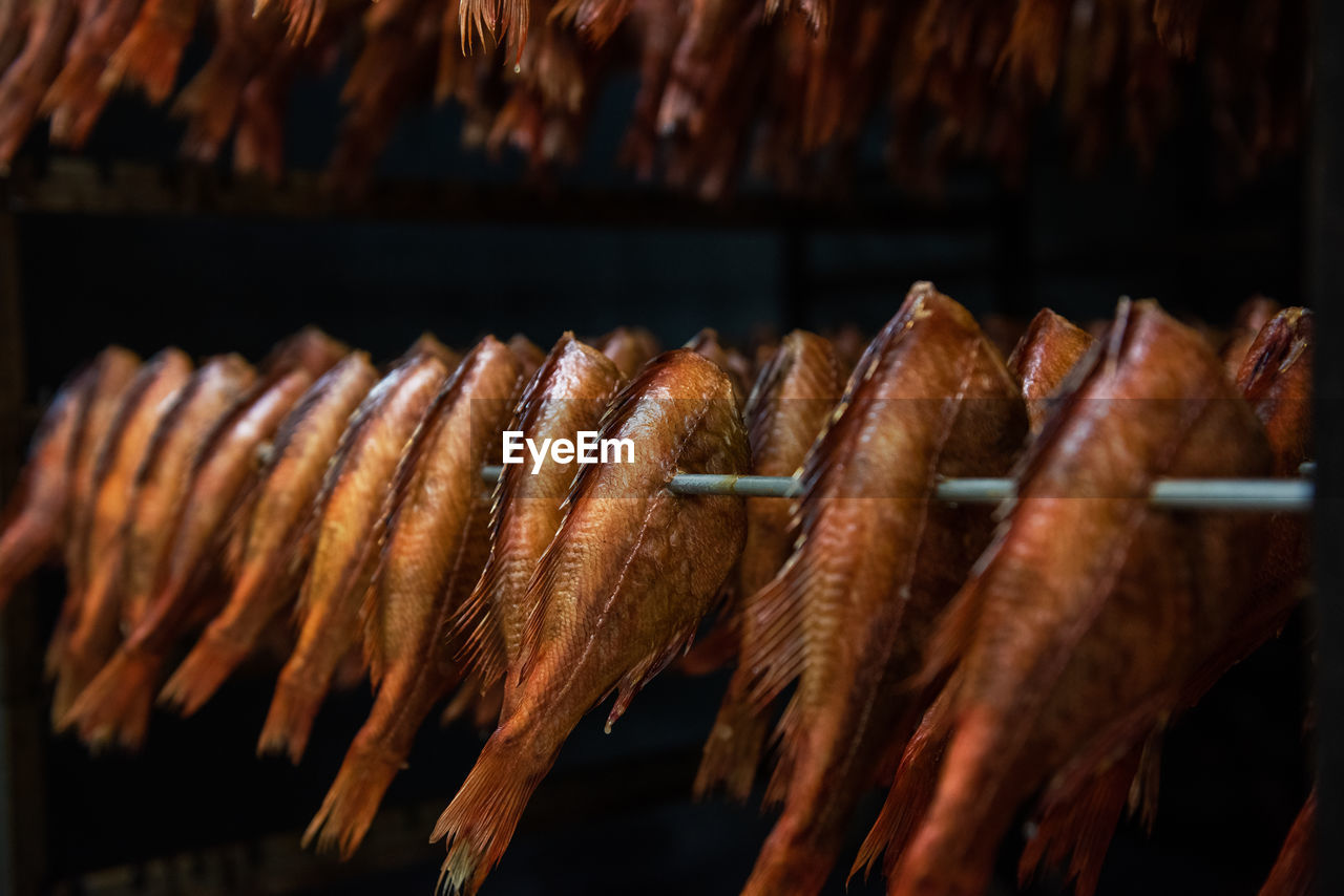 Close-up of meat for sale