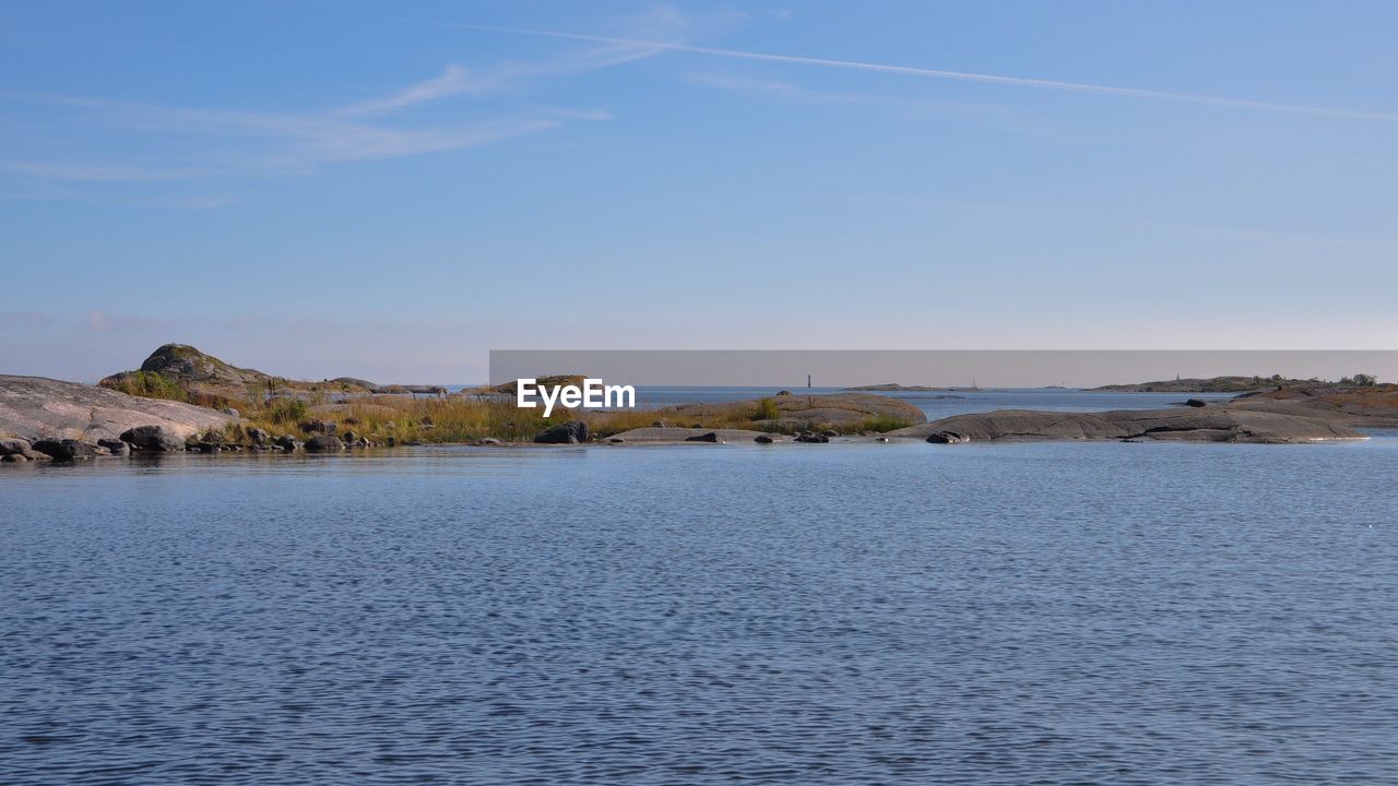 SCENIC VIEW OF BLUE SEA AGAINST SKY