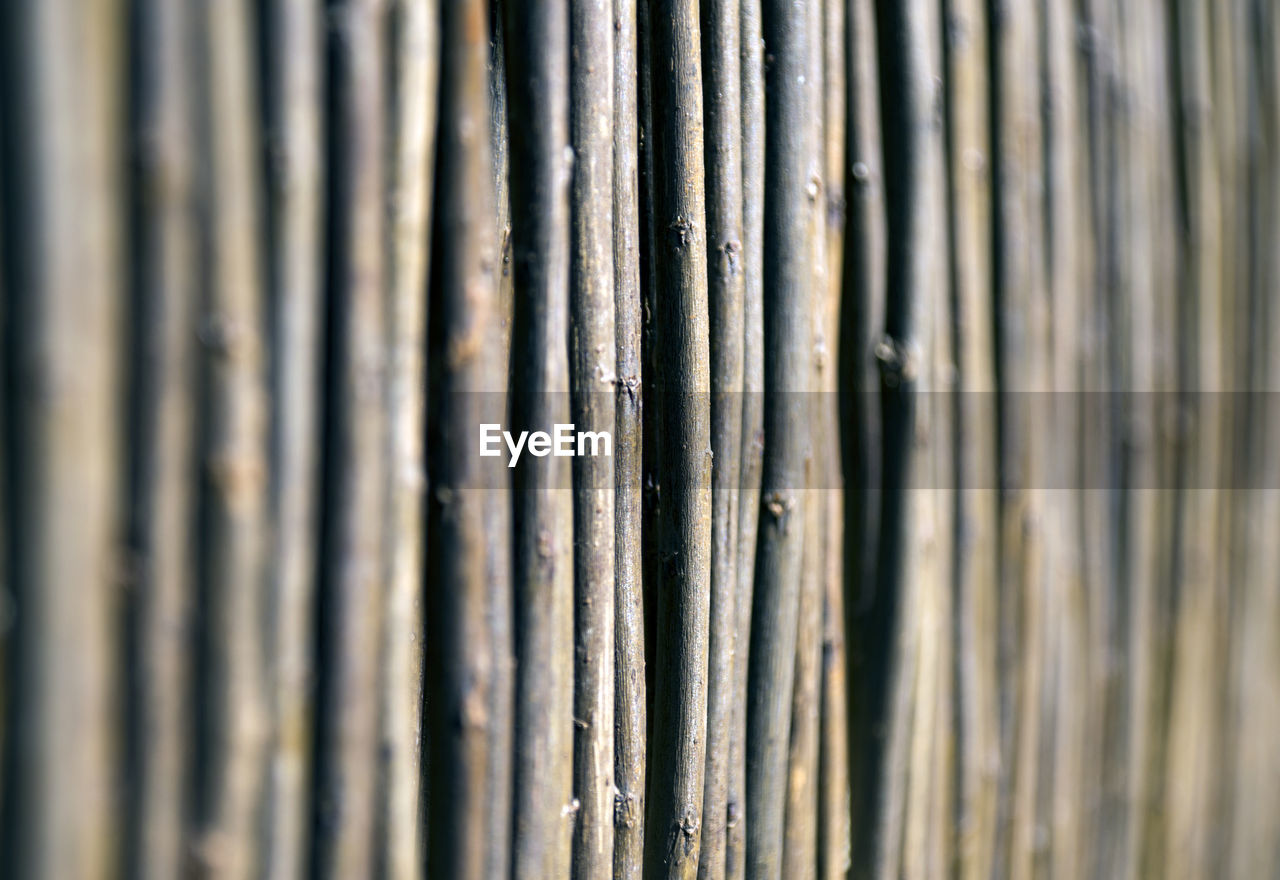 Full frame shot of wooden fence