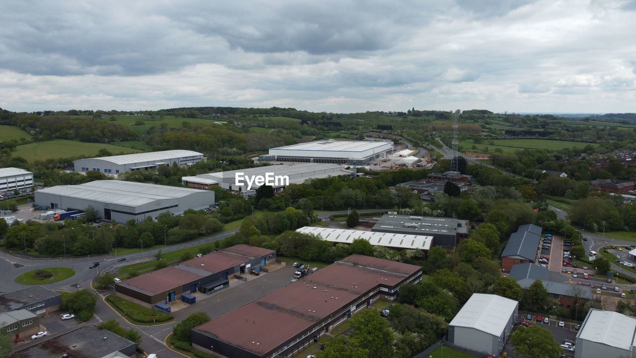 High angle view of amazon redditch