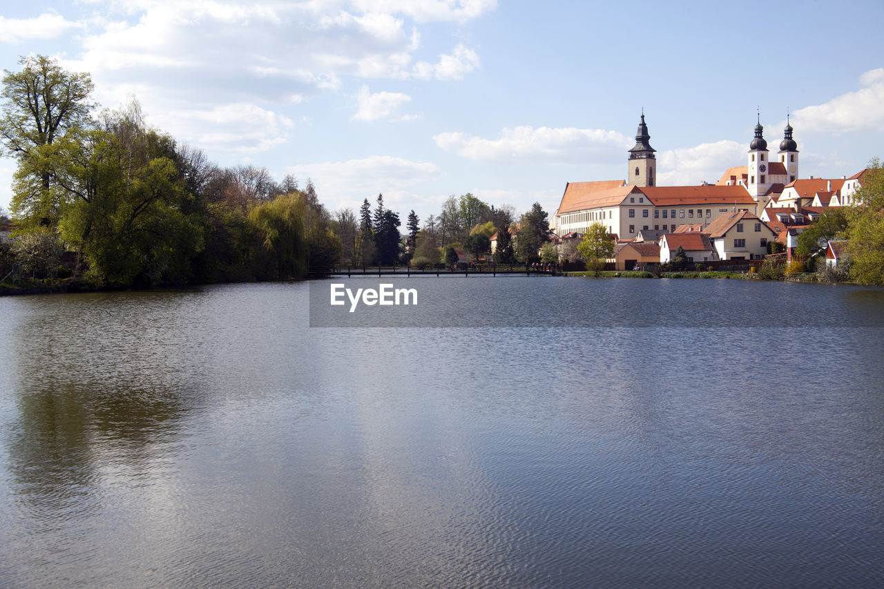 River with buildings in background