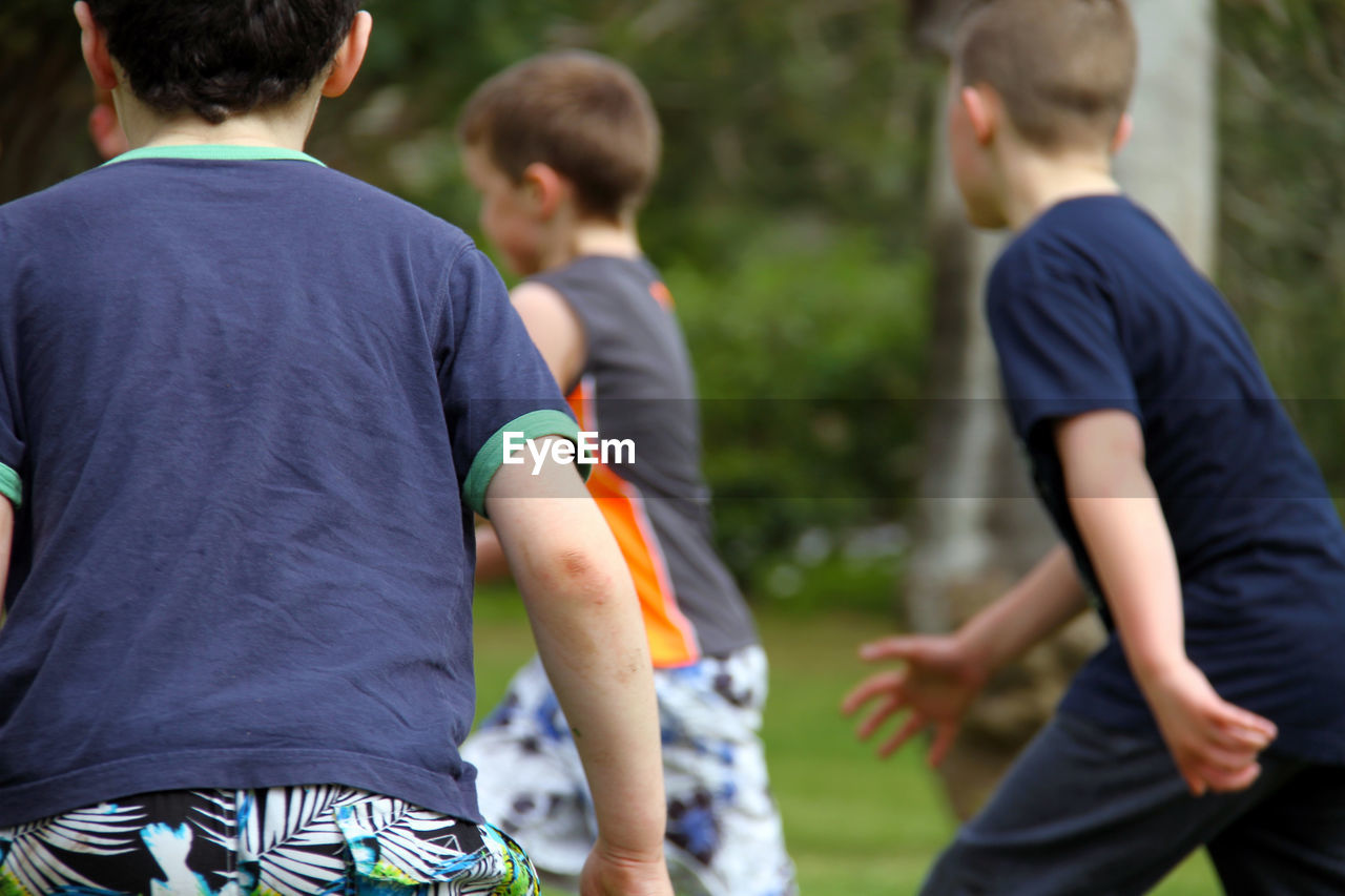 Children playing at park