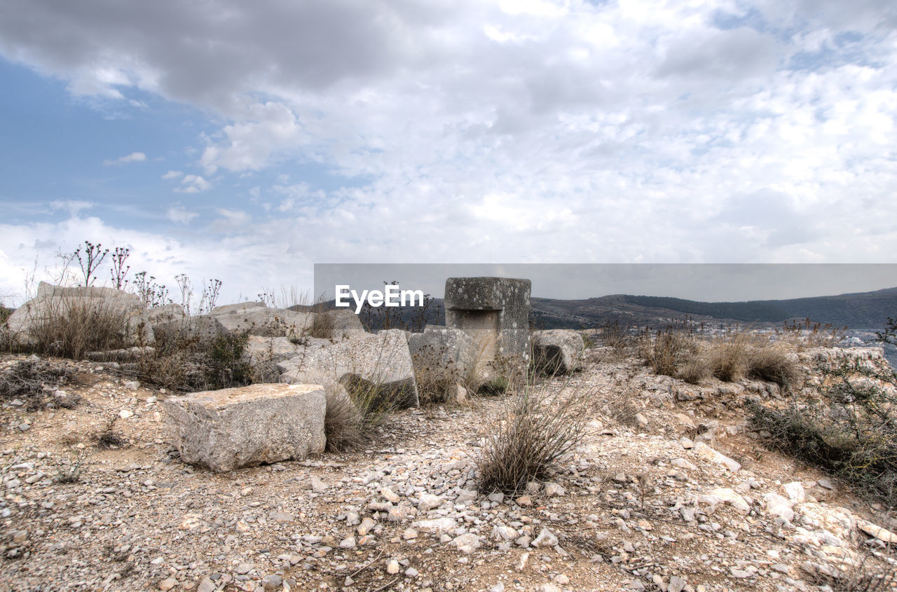 OLD RUINS AGAINST SKY