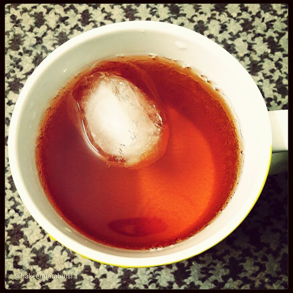 Close-up of ice tea