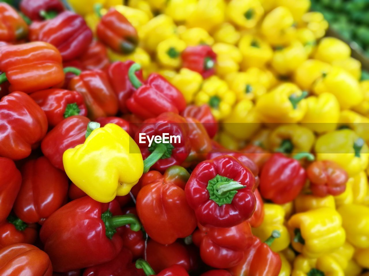 Full frame shot of bell peppers