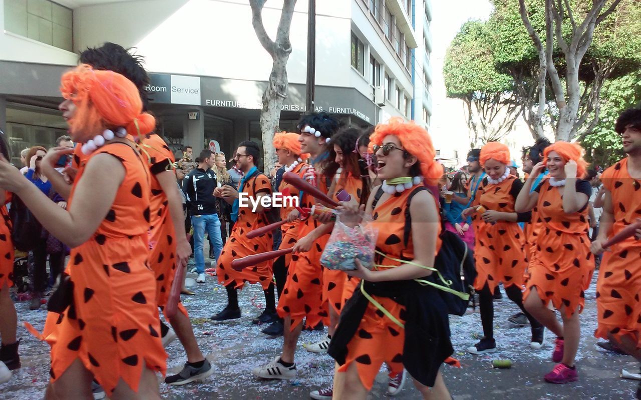 WOMAN DANCING IN CITY