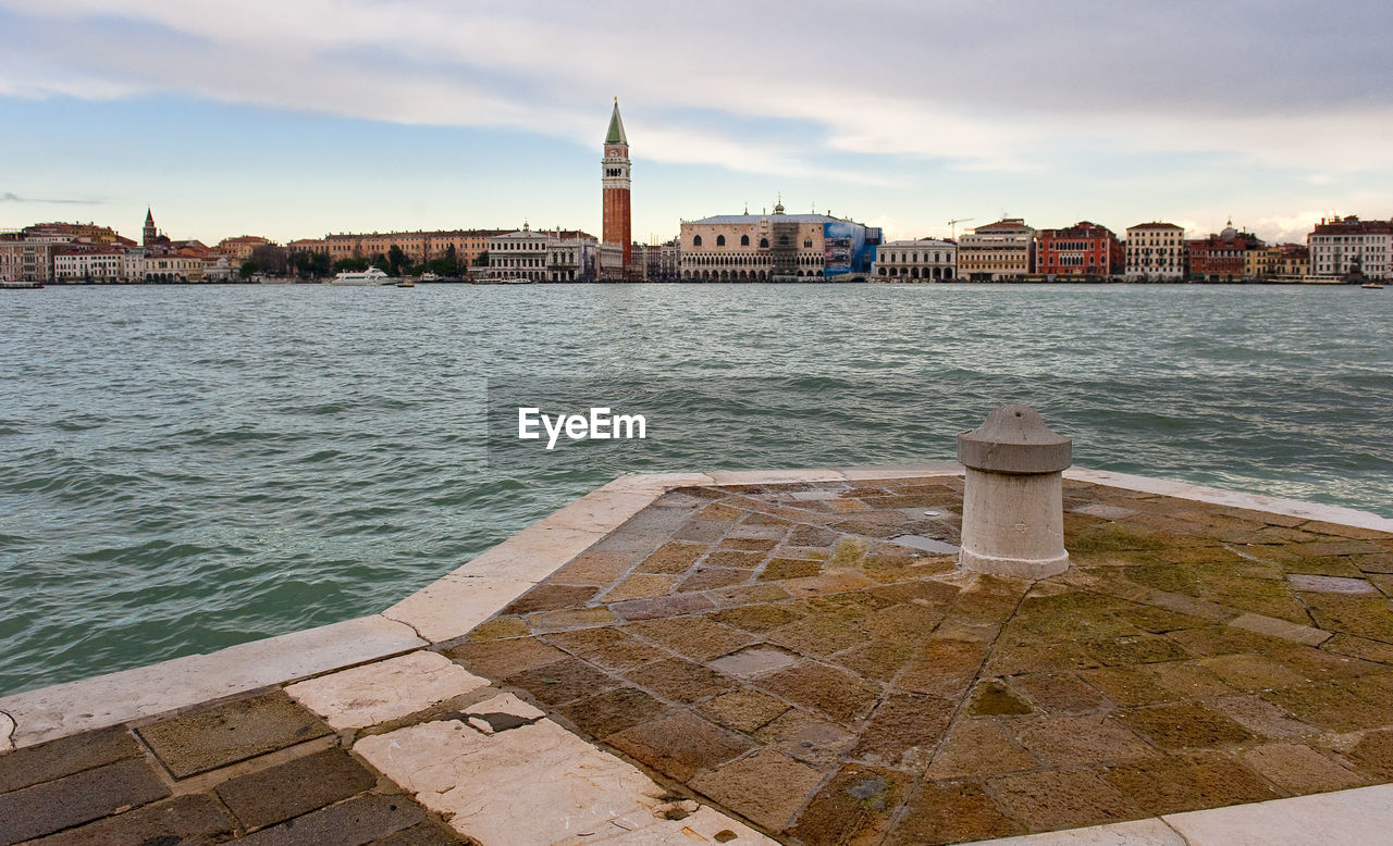 Grand canal against sky in city