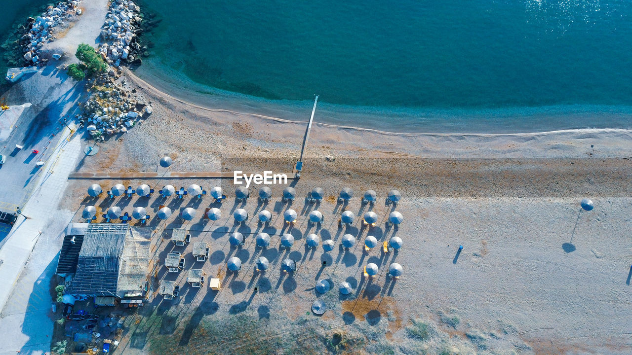 The greek beach near rafina port