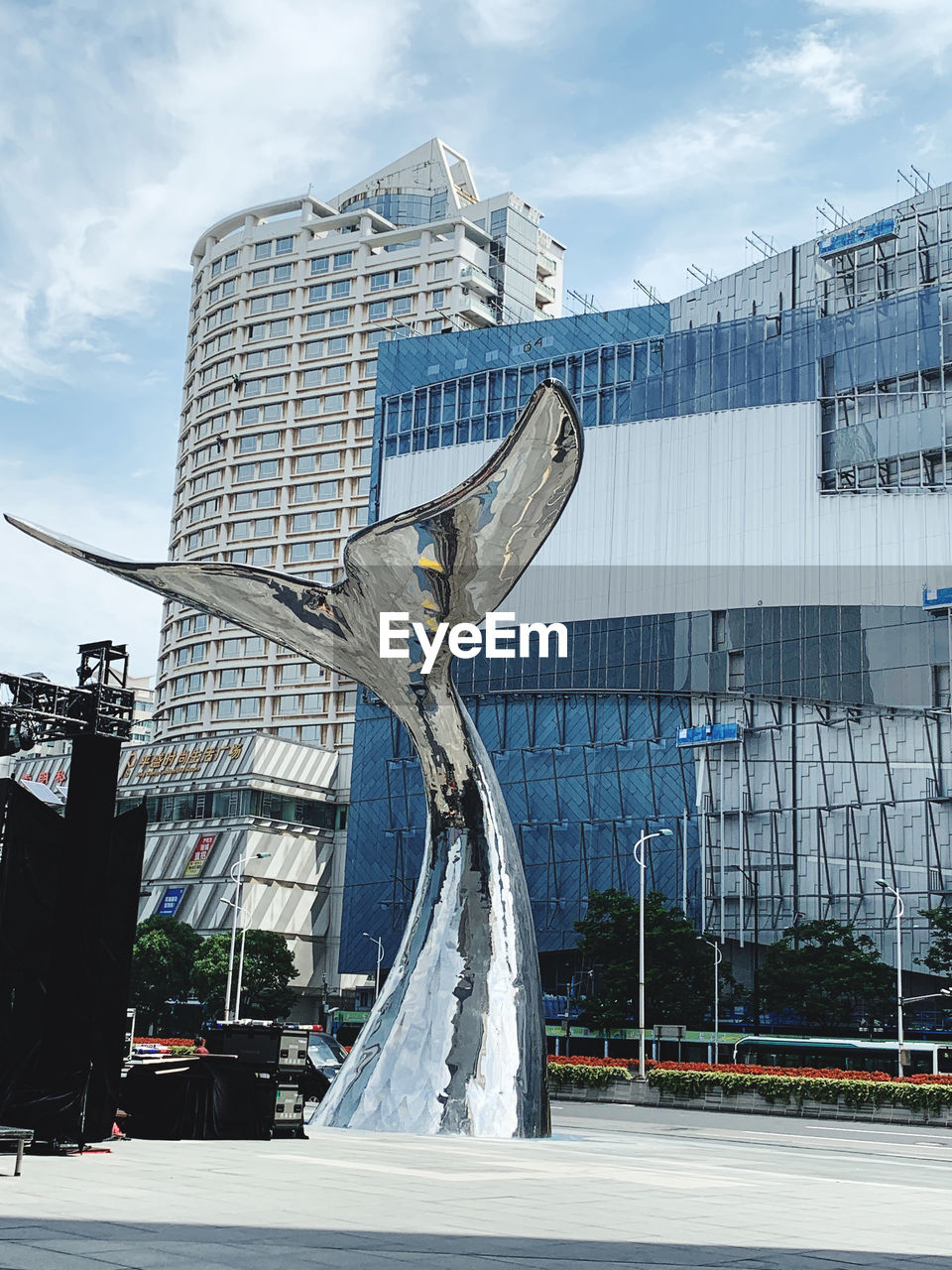 MODERN BUILDINGS AGAINST SKY