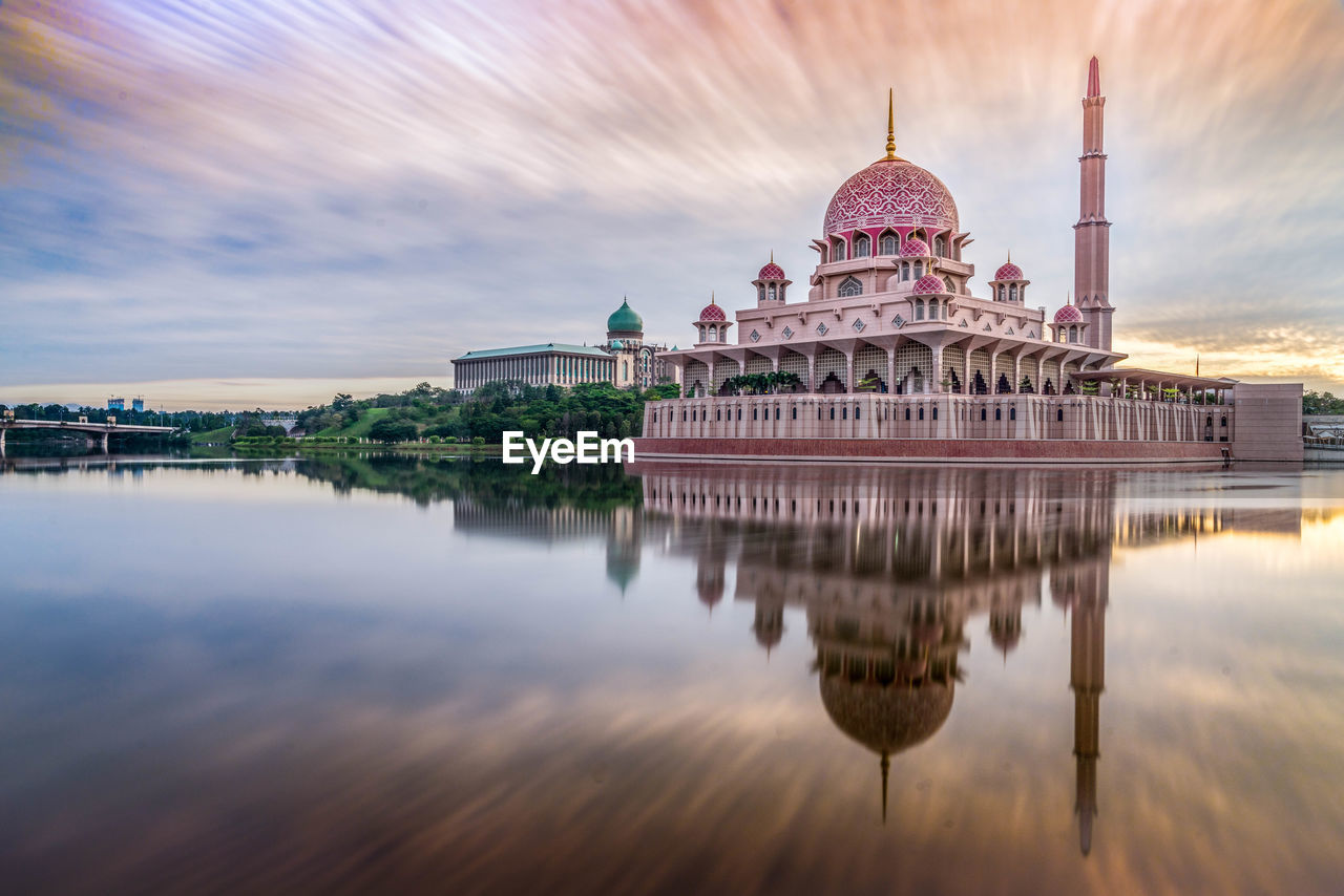 REFLECTION OF TEMPLE ON WATER