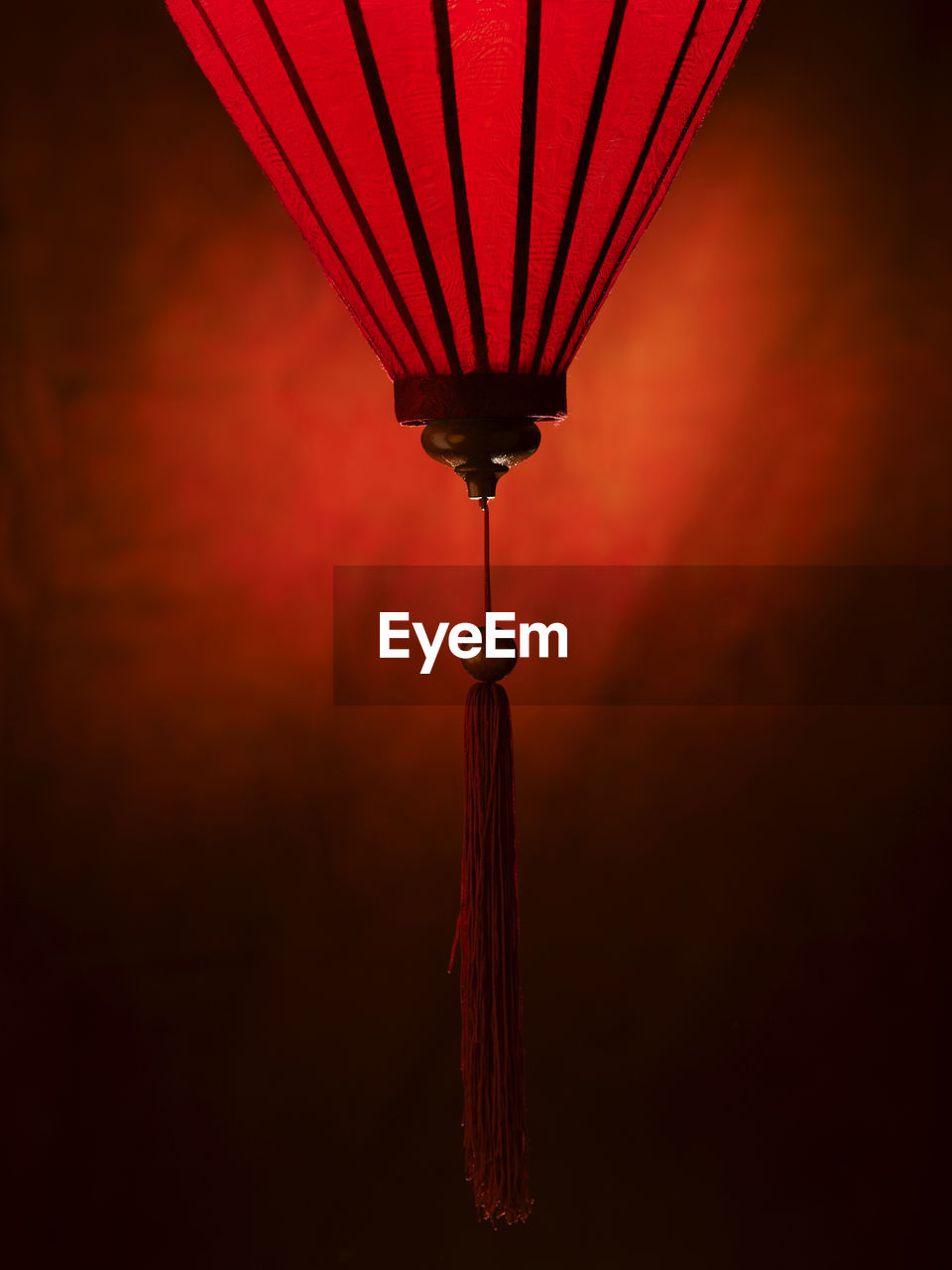 Red lantern for decoration