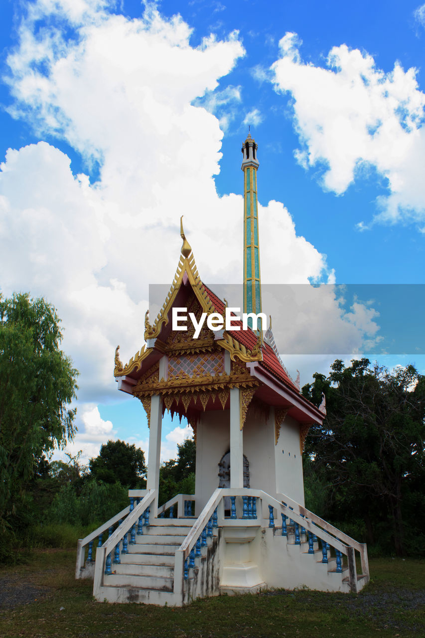 LOW ANGLE VIEW OF TEMPLE