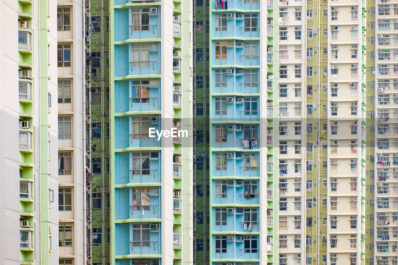 Full frame shot of residential building