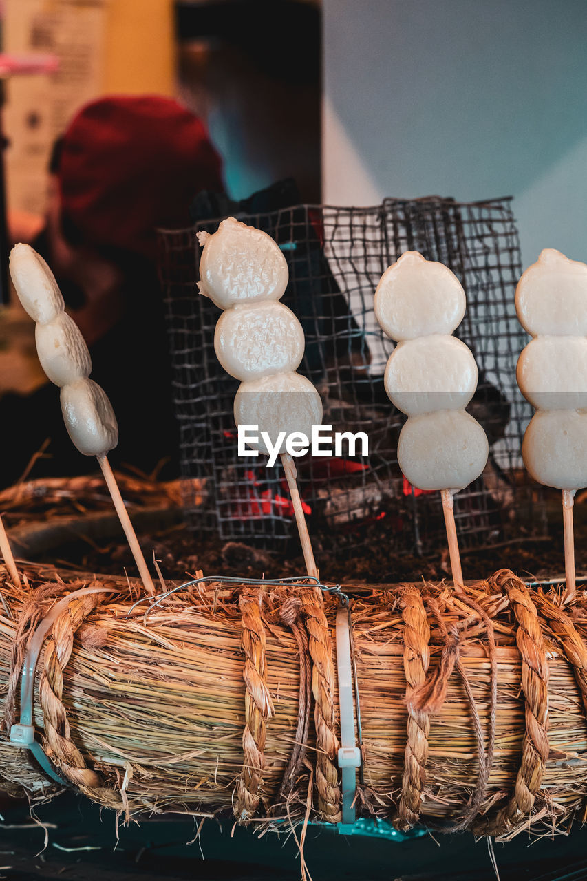 CLOSE-UP OF MUSHROOMS FOR SALE