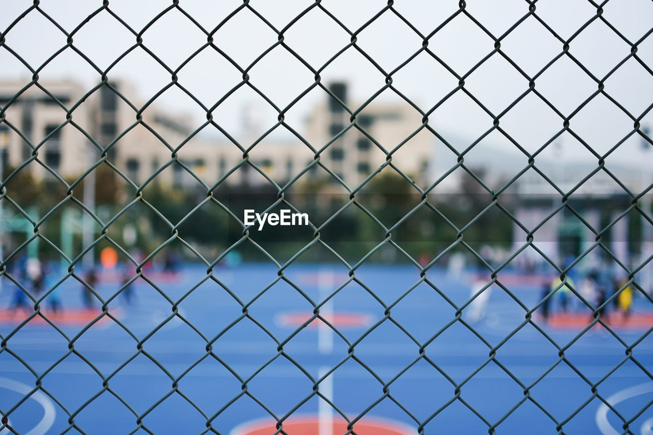 Close-up of chainlink fence