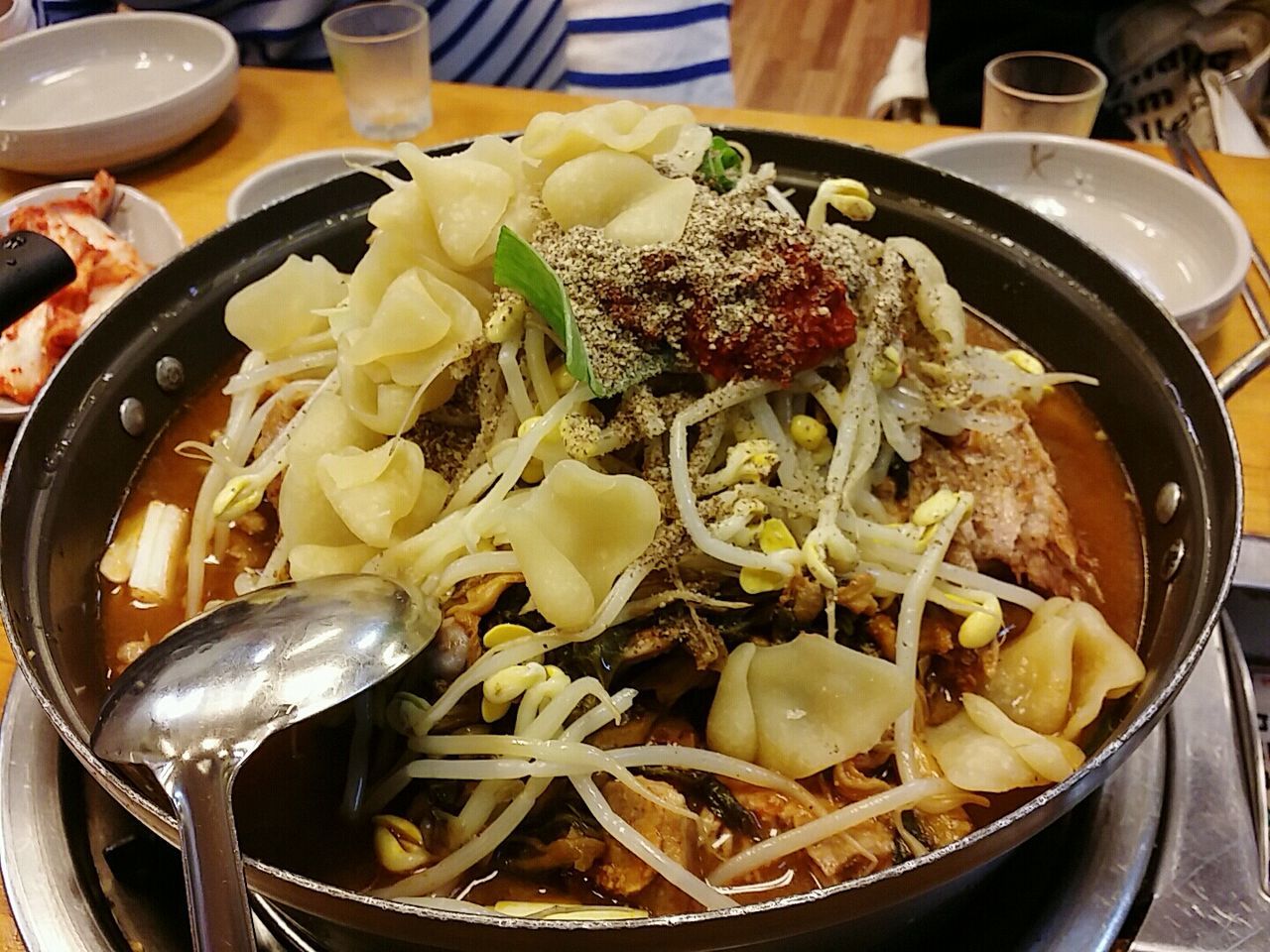 CLOSE-UP OF SERVED FOOD