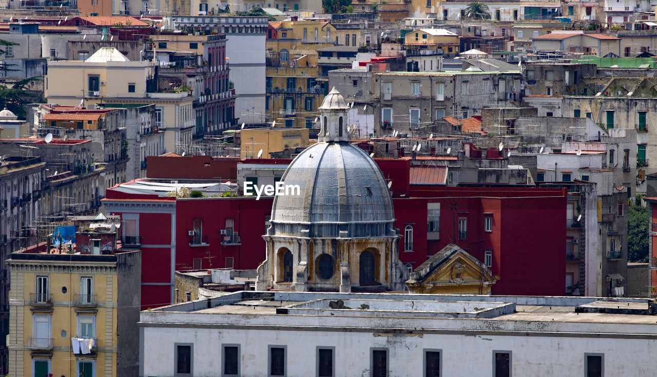 Dome of the church of sant'anna a capuana in naples.