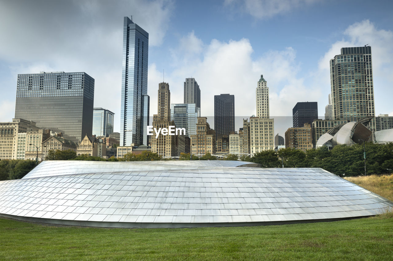 MODERN BUILDINGS AGAINST SKY