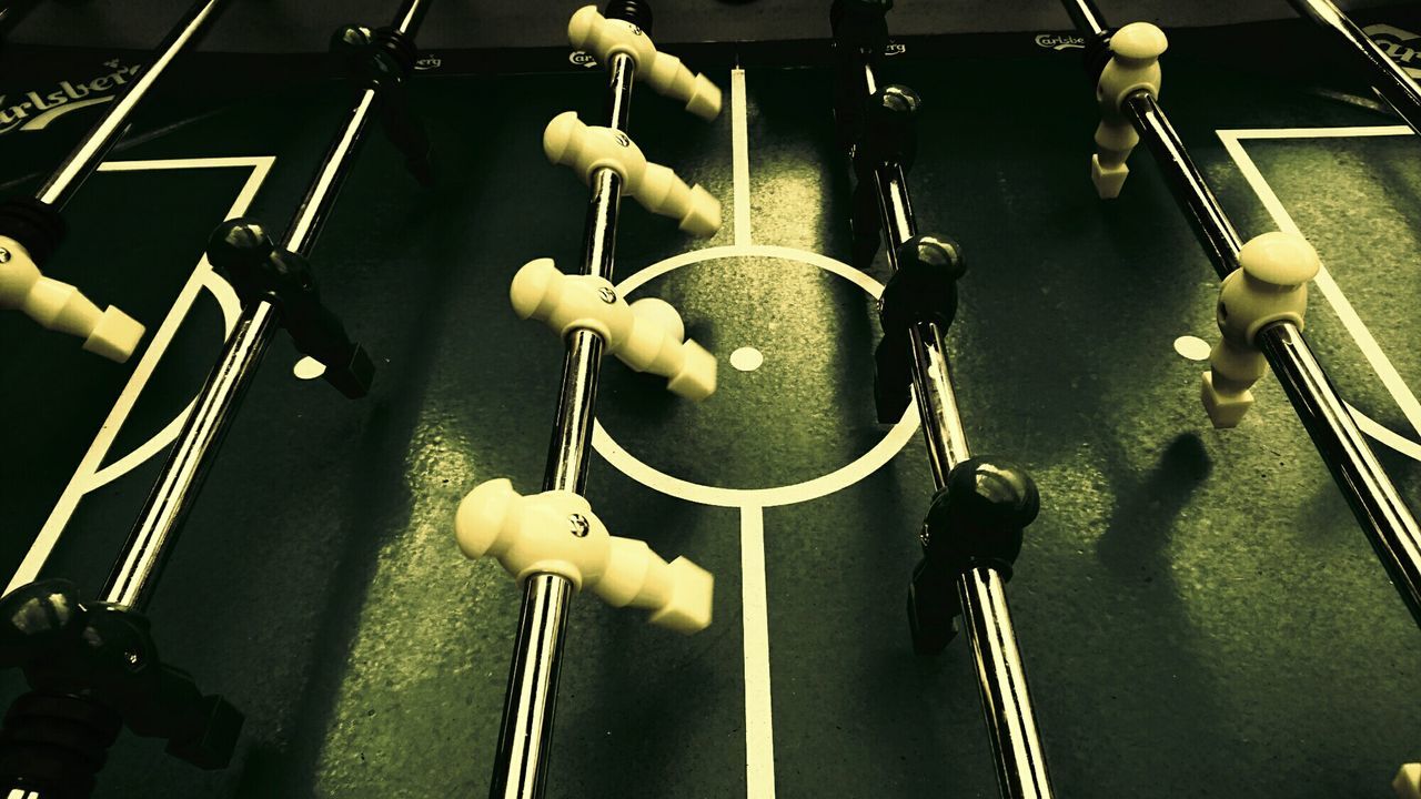 Full frame shot of foosball