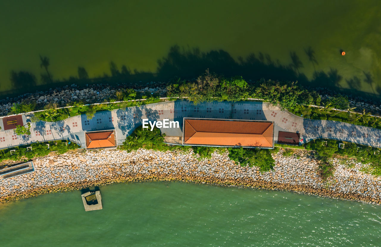 Aerial view of buildings