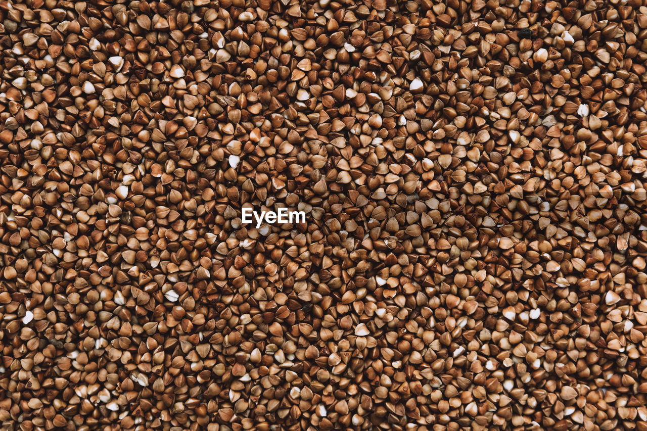 FULL FRAME SHOT OF COFFEE BEANS IN BACKGROUND