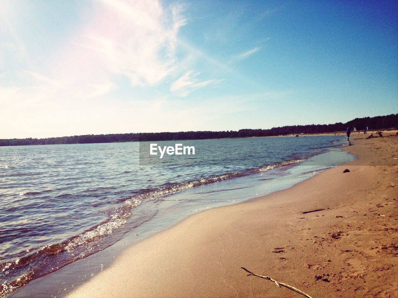 View of sea with beach