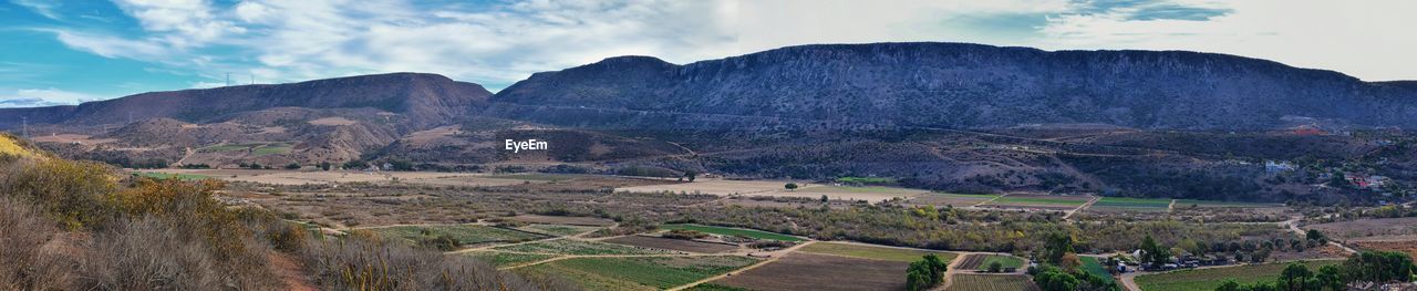 SCENIC VIEW OF FARM AGAINST SKY