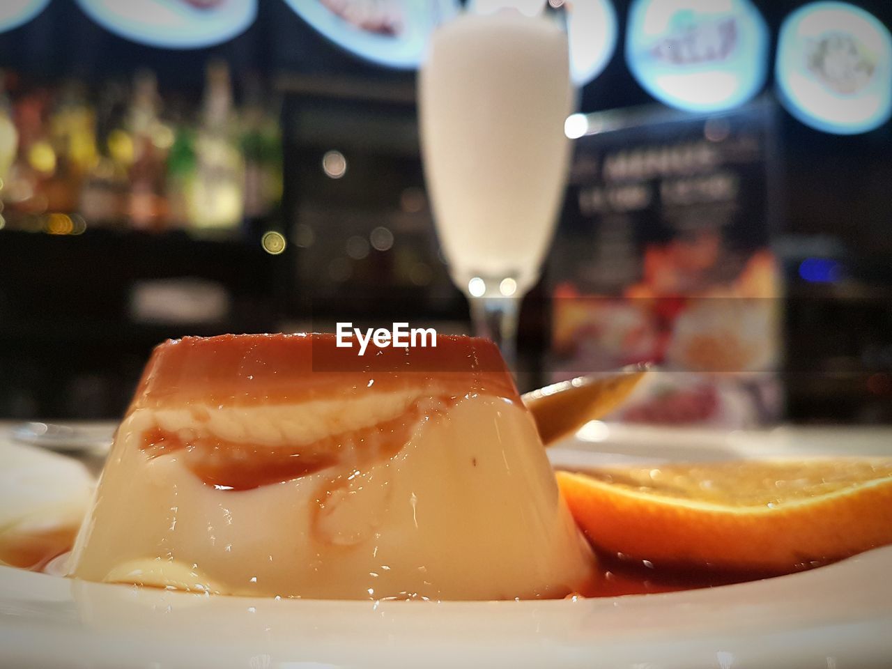 CLOSE-UP OF ICE CREAM SERVED IN PLATE