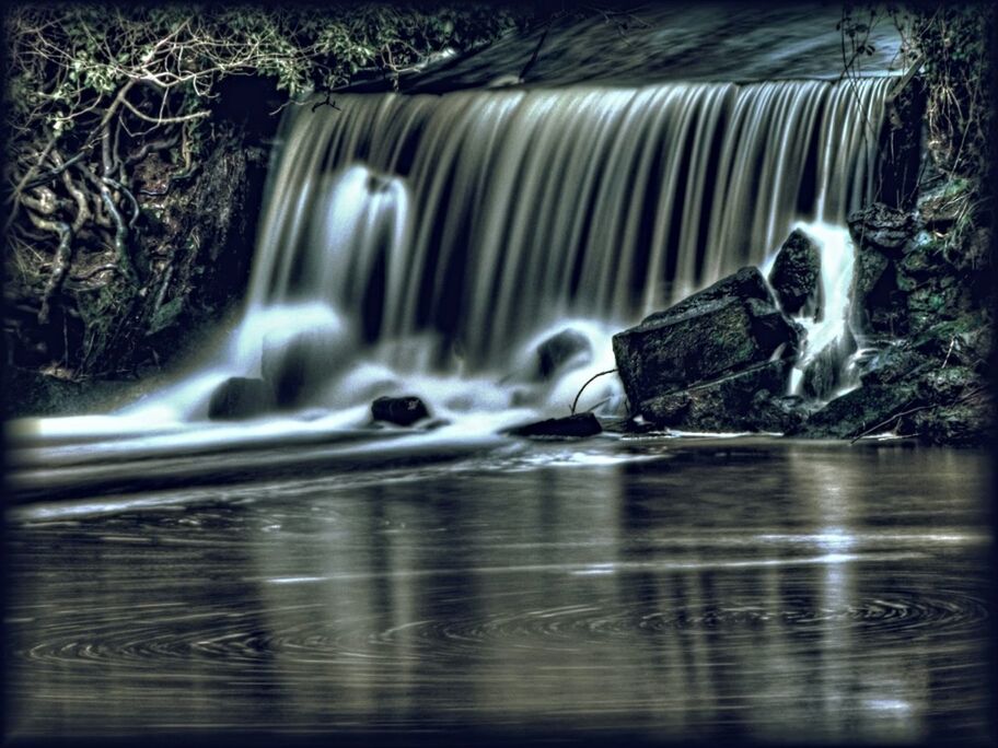 WATERFALL IN WATER