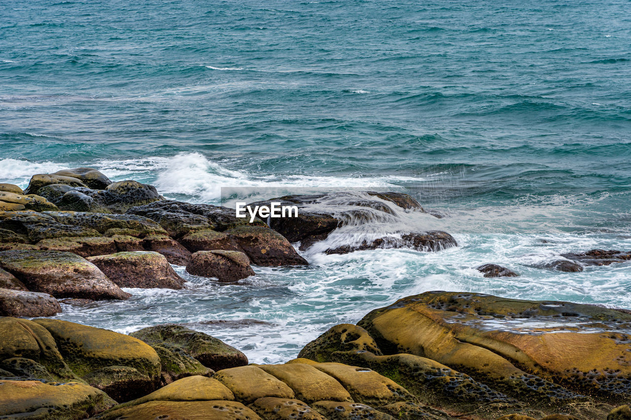 ROCKS ON BEACH