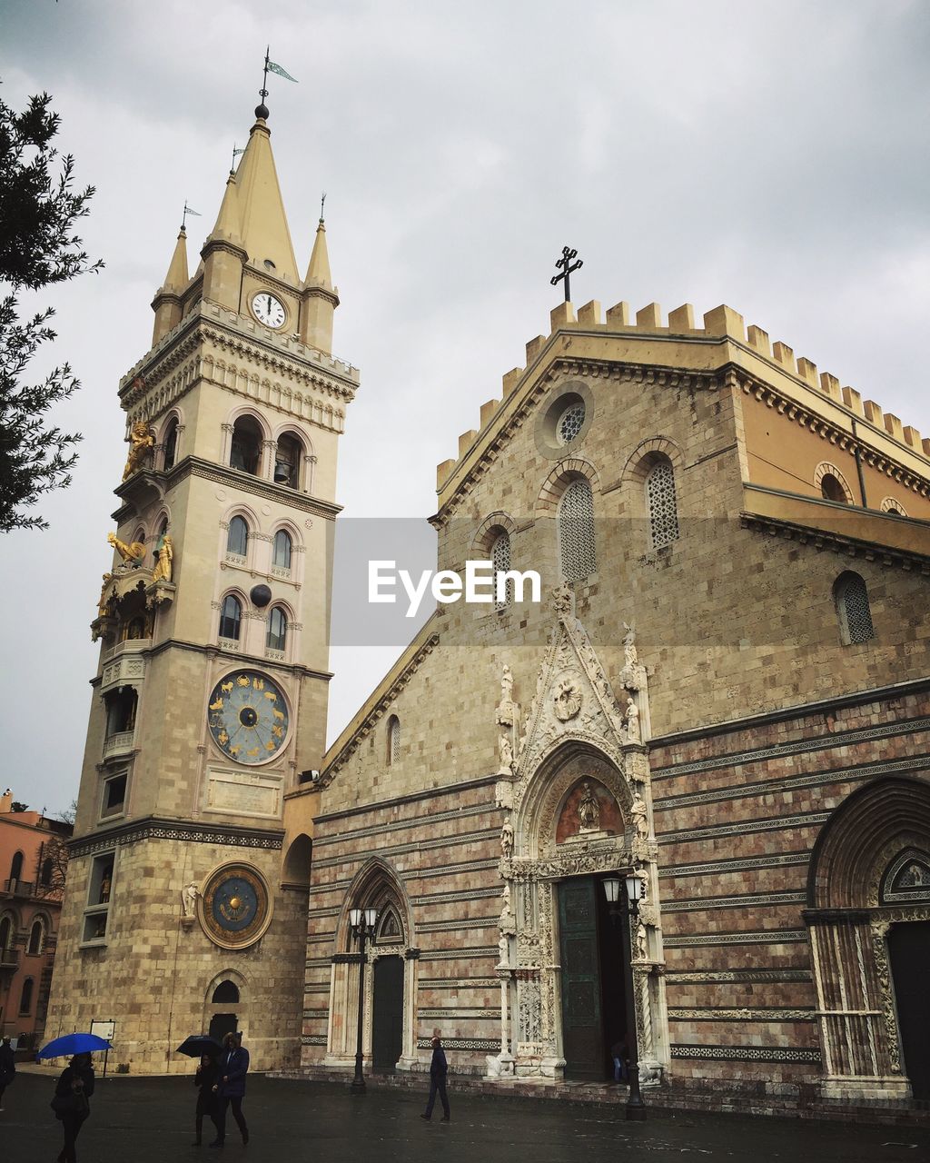 Low angle view of church