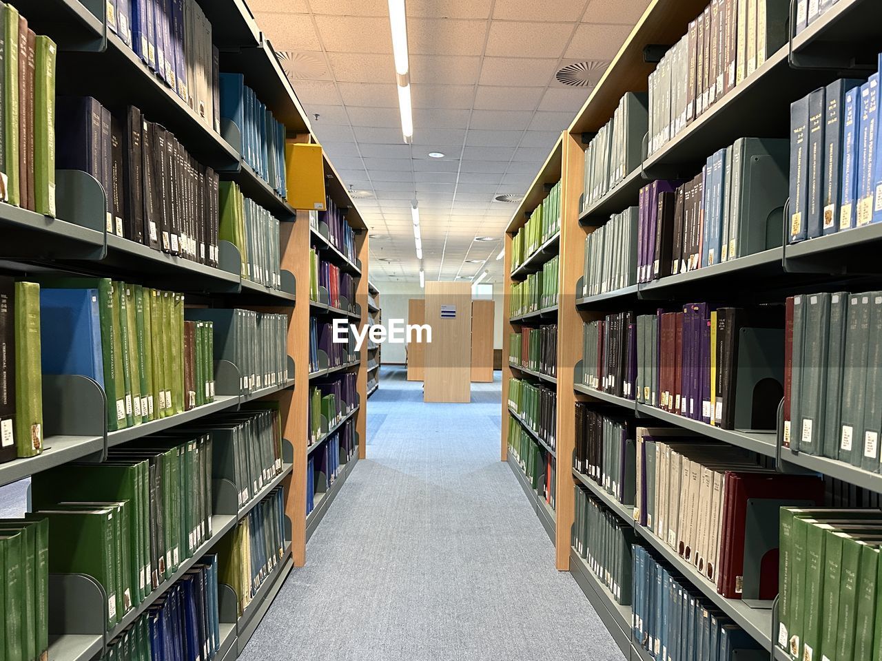 Interior of library