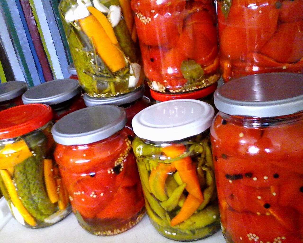 RED VEGETABLES IN CONTAINER