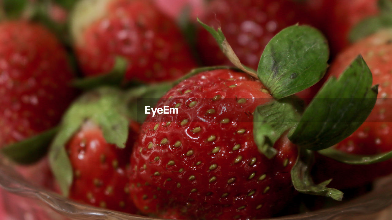 CLOSE-UP OF STRAWBERRY