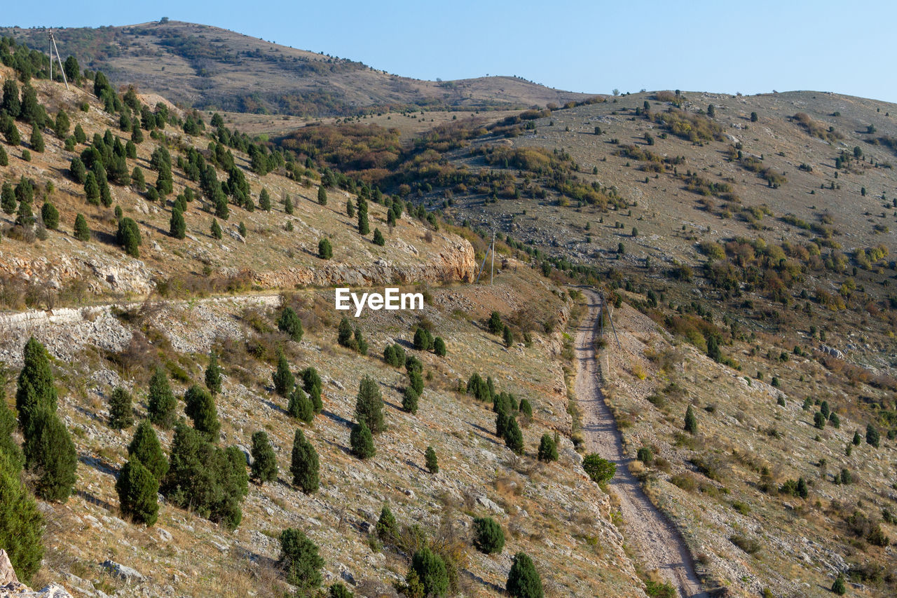 scenic view of mountains